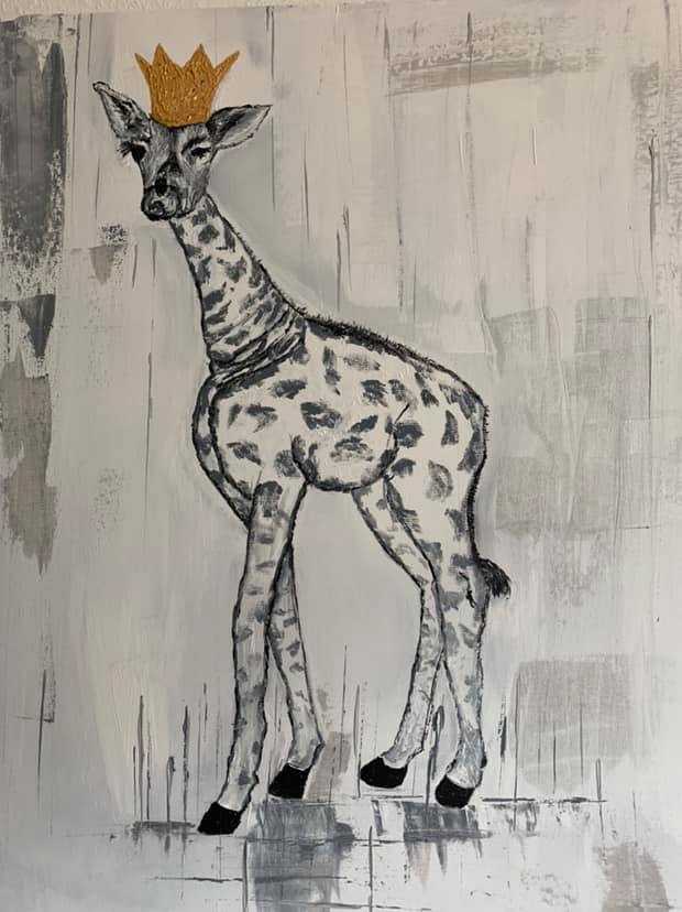 Baby_Giraffe 60x80 Acryl